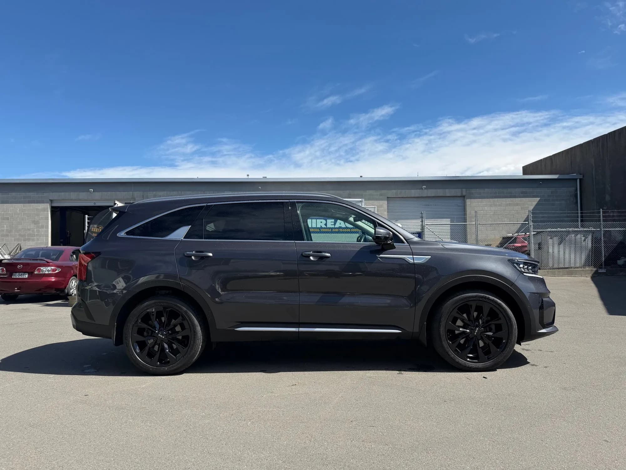 Repaired and refinished alloy wheel